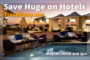 Save Huge on Hotels - TravelPony.com - Mayfair Hotel and Spa