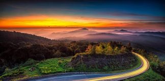 Doi Inthanon National park in the sunrise at Chiang Mai Province, Thailand